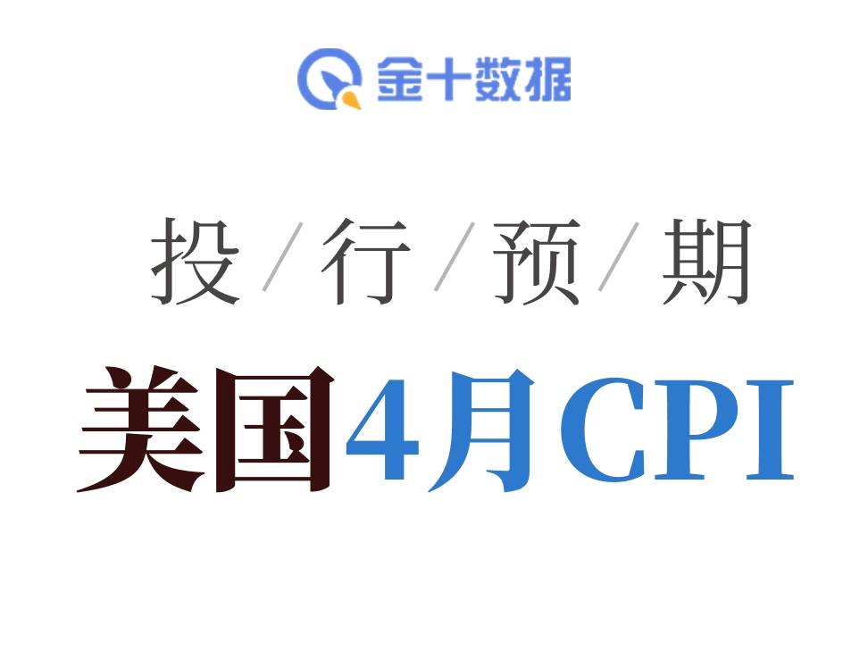 美國4月CPI預測全線抬升，華爾街一致預警“通脹回頭”