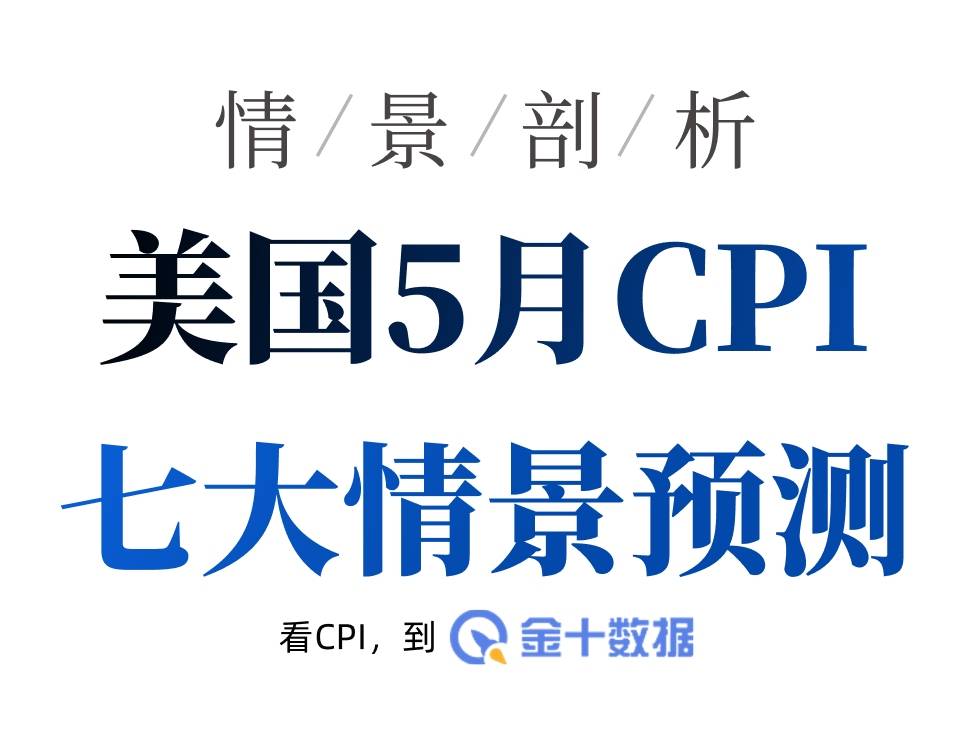 美國5月CPI七大情景推演：美元黃金和美股誰將率先變盤？